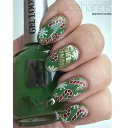 Jul - Candy Cane, Step by step