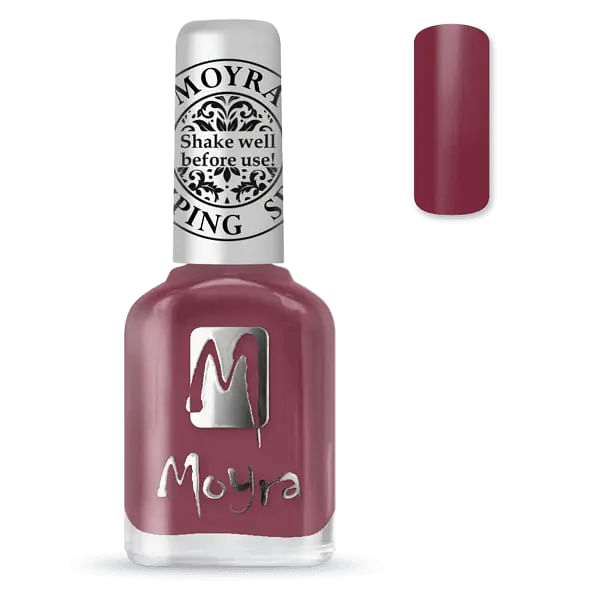 SP38 "Cashmere Bordeaux" Moyra Stamping nail polish