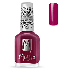 SP40 Amaranth Red, Moyra Stamping nail polish