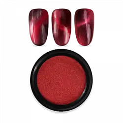 Rød Magnetisk Pigment Powder, nr. 2, Moyra
