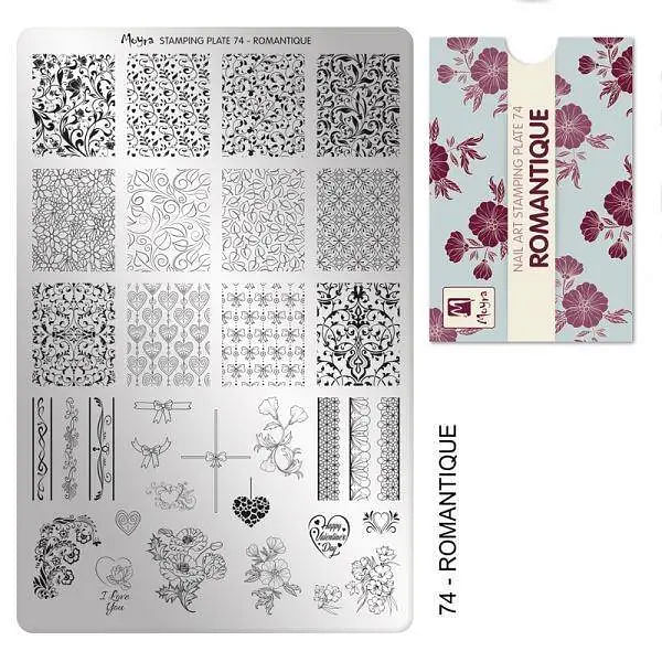 Romantique, Stamping Plade NO. 74, Moyra