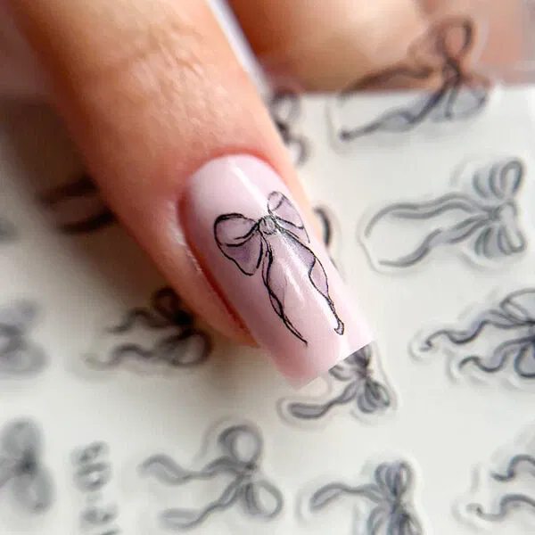 Klistermærker med sløjfer 5D, selvklæbende, SD-2157, GNB