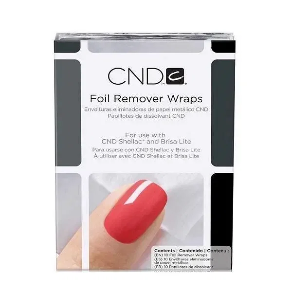 CND Shellac Remover Wraps 10 stk