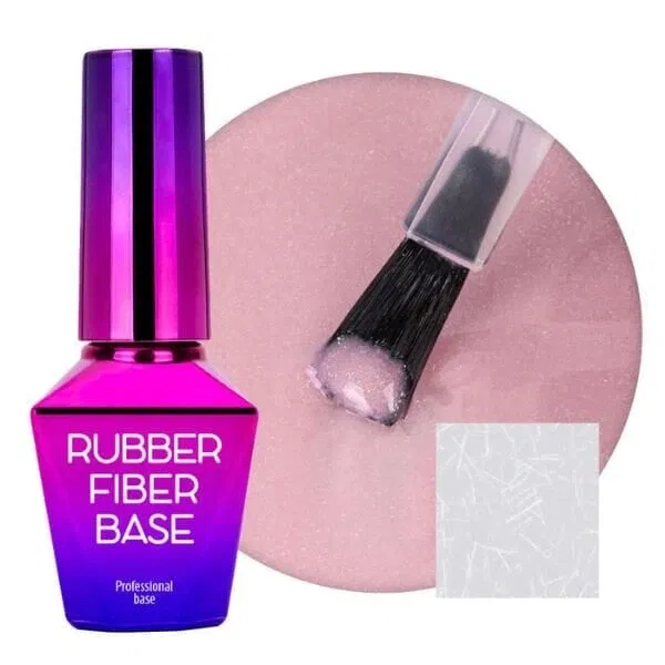 Rubber Fiber Bascoat, Silky Shimmer, Molly Nails Gelpolish