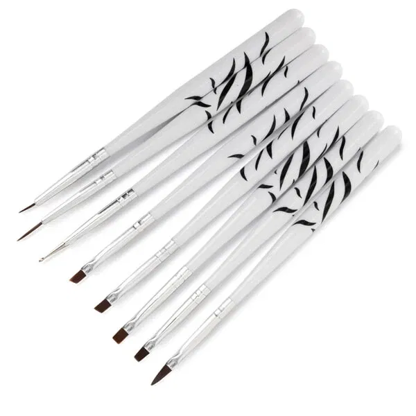 Zebra Penselsæt, 8 stk, GNB (u)