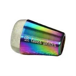 Rainbow Holo Clear, Stamper, B. Loves Plates
