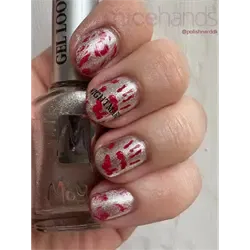 Halloween - Blodig Hånd, Step by step