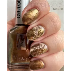 Efterår - Smukt bladdesign, version 2, Step by step