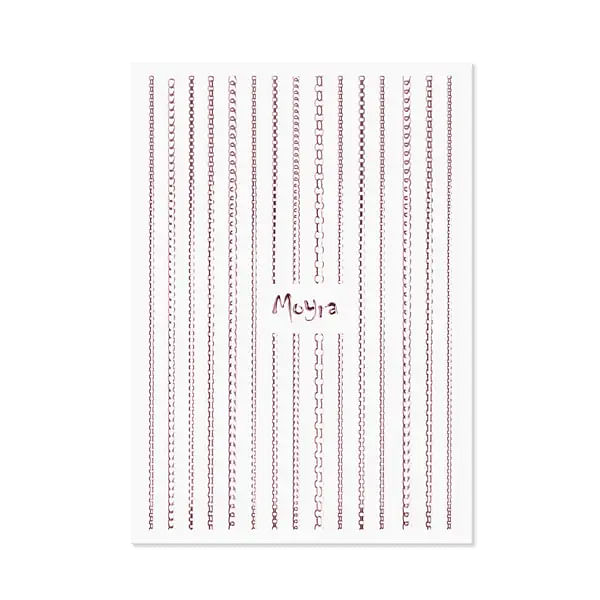 Moyra Nail Art Strips - Chain, Rose Gold No. 03, Moyra