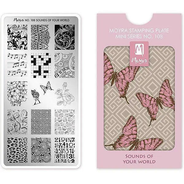 Sounds of your world MINI Stamping Plate NO. 108 Moyra