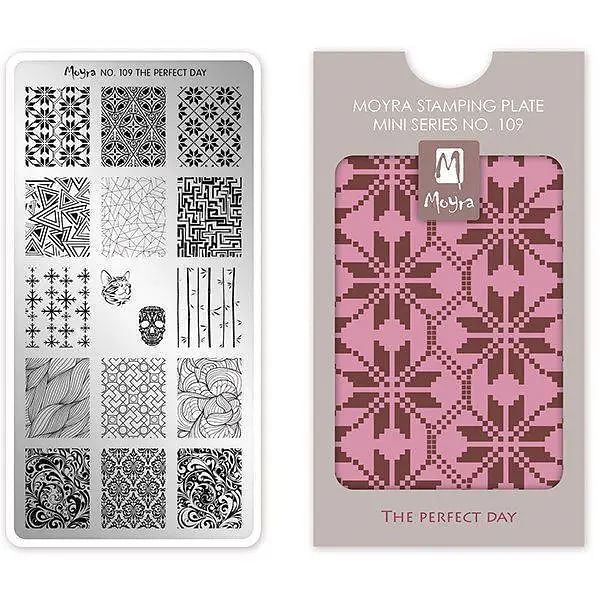 The perfect day MINI Stamping Plate NO. 109 Moyra