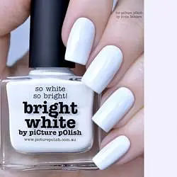 BRIGHT WHITE Classic Picture Polish