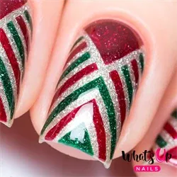 Art Deco Stencils, 2 ark, (24 stk) Whats Up Nails