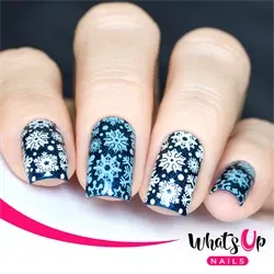 B003 Sweater Weather, stampingplade, Whats up Nails