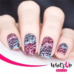 B017 Spring Elation, stampingplade, Whats up Nails