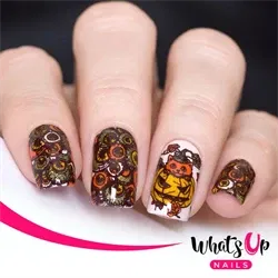 B054 Haul r' Win, stampingplade, Whats up Nails