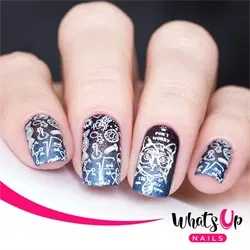 B062 Never Lose Control, stampingplade, Whats up Nails