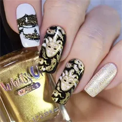 B073 Ciao Italia, stampingplade, Whats up Nails