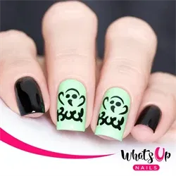 WV304 Boo! Stencils, 2 ark, (40 stk) Whats Up Nails