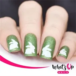 Bunny Stencils, 2 ark, (40 stk) Whats Up Nails