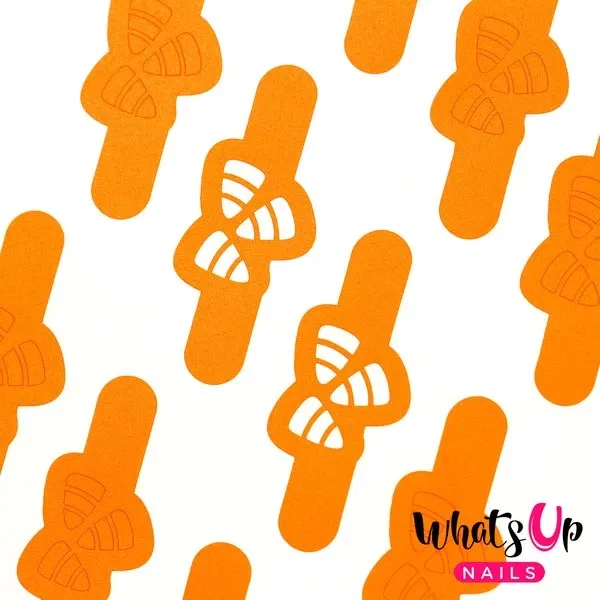 Candy Corn Stencils, 2 ark, (40 stk) Whats Up Nails