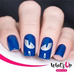 Cat Eyes Stencils, 2 ark, (48 stk) Whats Up Nails