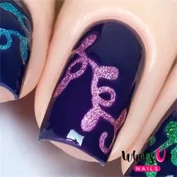 Christmas Lights Stencils, 2 ark, (40 stk) Whats Up Nails
