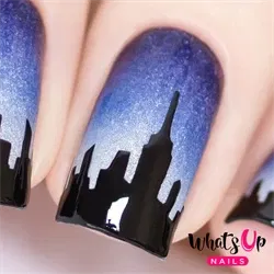 WV276 City Stencils, 2 ark, (40 stk) Whats Up Nails