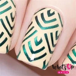 WV434 Dragon Scales Stencils, 2 ark, (40 stk) Whats Up Nails