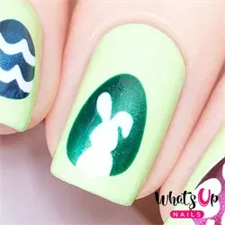 Egg-stra Special Stencils, 2 ark, (40 stk) Whats Up Nails