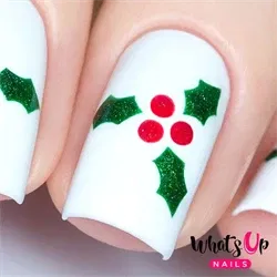 Holly Stencils, 2 ark, (40 stk) Whats Up Nails