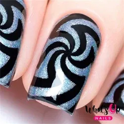 Hypnose Stencils, 2 ark, (24 stk) Whats Up Nails