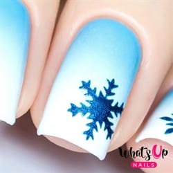 Jolly Snowflakes Stencils, Silver, 2 ark, (40 stk) Whats Up Nails