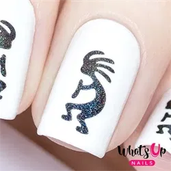 Kokopelli Stencils, 2 ark, (40 stk) Whats Up Nails