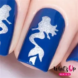 Mermaid Stencils, 2 ark, (40 stk) Whats Up Nails