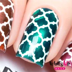 Moroccan Stencils, 2 ark, (24 stk) Whats Up Nails
