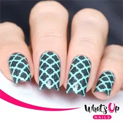 Quatrefoil Stencils, 2 ark, (24 stk) Whats Up Nails