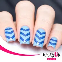 Regular Chevron Tape, 2 ark, (180 stk) Whats Up Nails