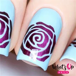 Rose Petals Stencils, 2 ark, (30 stk) Whats Up Nails