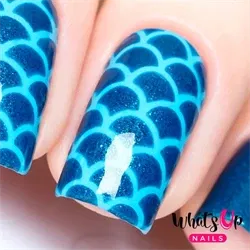 WV040 Scales Stencils, 2 ark, (24 stk) Whats Up Nails