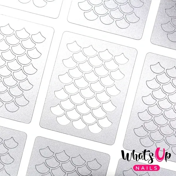 WV040 Scales Stencils, 2 ark, (24 stk) Whats Up Nails