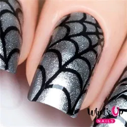 Spider Web Stencils, 2 ark, (20 stk) Whats Up Nails
