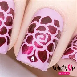 Succulent Stencils, 2 ark, (30 stk) Whats Up Nails