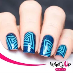 WV034 Triangle Spiral Tape, 2 ark, (80 stk) Whats Up Nails